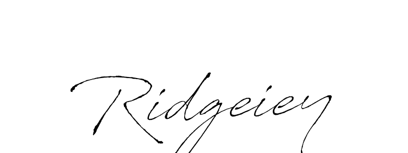 Use a signature maker to create a handwritten signature online. With this signature software, you can design (Antro_Vectra) your own signature for name Ridgeiey. Ridgeiey signature style 6 images and pictures png