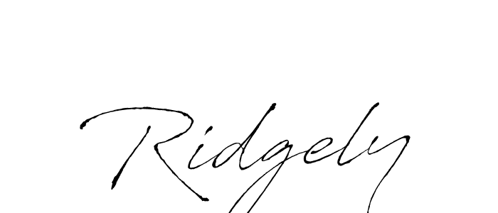 Also we have Ridgely name is the best signature style. Create professional handwritten signature collection using Antro_Vectra autograph style. Ridgely signature style 6 images and pictures png