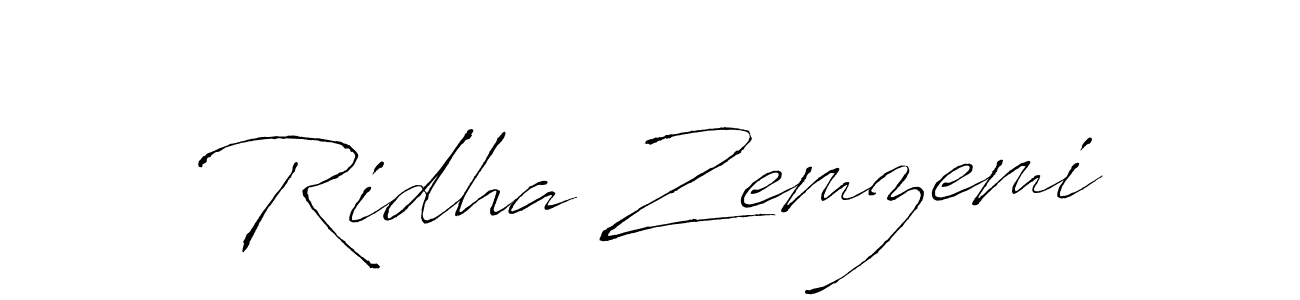 Use a signature maker to create a handwritten signature online. With this signature software, you can design (Antro_Vectra) your own signature for name Ridha Zemzemi. Ridha Zemzemi signature style 6 images and pictures png