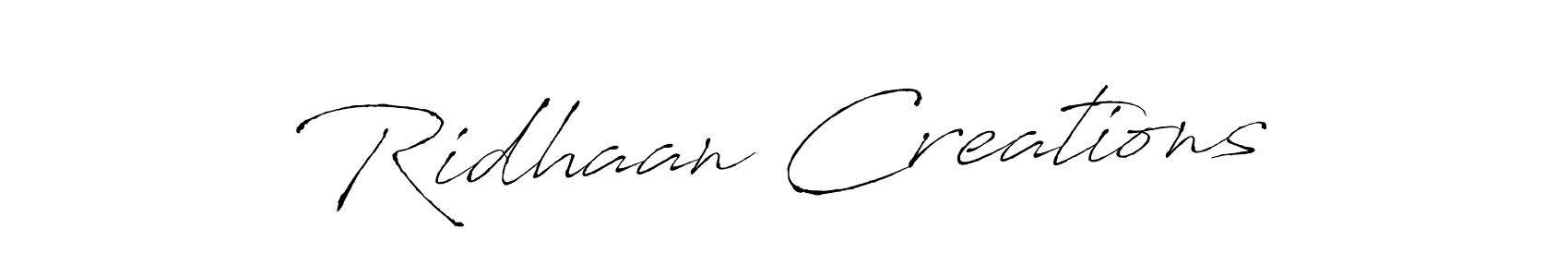 Antro_Vectra is a professional signature style that is perfect for those who want to add a touch of class to their signature. It is also a great choice for those who want to make their signature more unique. Get Ridhaan Creations name to fancy signature for free. Ridhaan Creations signature style 6 images and pictures png