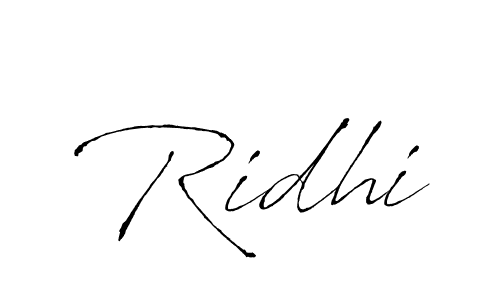 Use a signature maker to create a handwritten signature online. With this signature software, you can design (Antro_Vectra) your own signature for name Ridhi. Ridhi signature style 6 images and pictures png