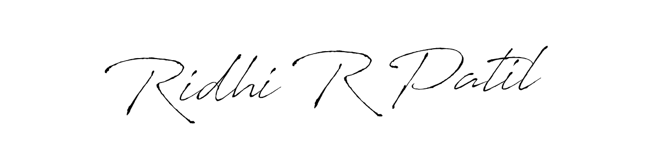 Similarly Antro_Vectra is the best handwritten signature design. Signature creator online .You can use it as an online autograph creator for name Ridhi R Patil. Ridhi R Patil signature style 6 images and pictures png