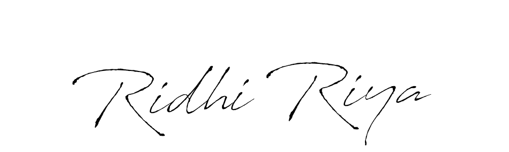 Similarly Antro_Vectra is the best handwritten signature design. Signature creator online .You can use it as an online autograph creator for name Ridhi Riya. Ridhi Riya signature style 6 images and pictures png