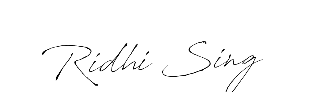 How to Draw Ridhi Sing signature style? Antro_Vectra is a latest design signature styles for name Ridhi Sing. Ridhi Sing signature style 6 images and pictures png