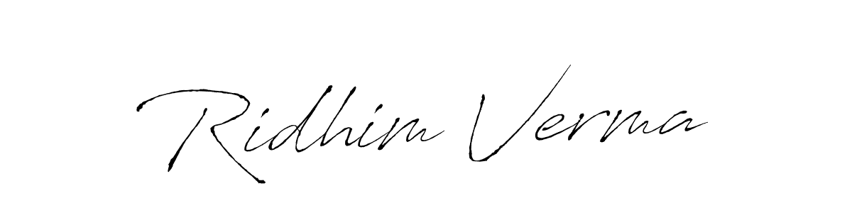 Make a short Ridhim Verma signature style. Manage your documents anywhere anytime using Antro_Vectra. Create and add eSignatures, submit forms, share and send files easily. Ridhim Verma signature style 6 images and pictures png
