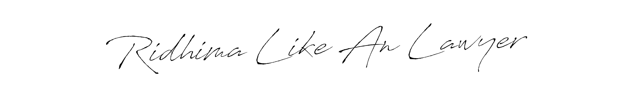 Make a beautiful signature design for name Ridhima Like An Lawyer. Use this online signature maker to create a handwritten signature for free. Ridhima Like An Lawyer signature style 6 images and pictures png