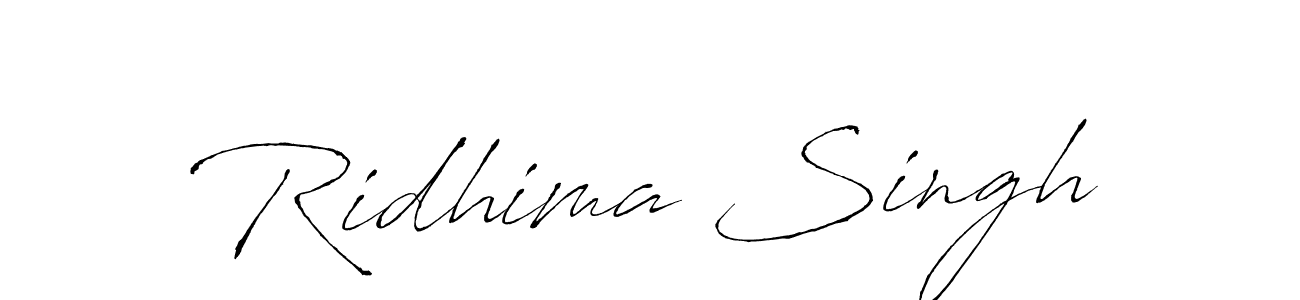 Antro_Vectra is a professional signature style that is perfect for those who want to add a touch of class to their signature. It is also a great choice for those who want to make their signature more unique. Get Ridhima Singh name to fancy signature for free. Ridhima Singh signature style 6 images and pictures png