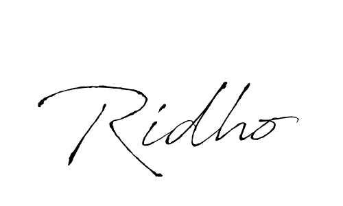 It looks lik you need a new signature style for name Ridho. Design unique handwritten (Antro_Vectra) signature with our free signature maker in just a few clicks. Ridho signature style 6 images and pictures png