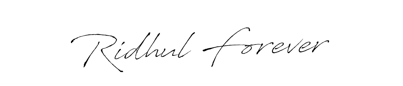 Make a beautiful signature design for name Ridhul Forever. Use this online signature maker to create a handwritten signature for free. Ridhul Forever signature style 6 images and pictures png