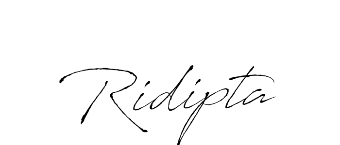 How to make Ridipta signature? Antro_Vectra is a professional autograph style. Create handwritten signature for Ridipta name. Ridipta signature style 6 images and pictures png