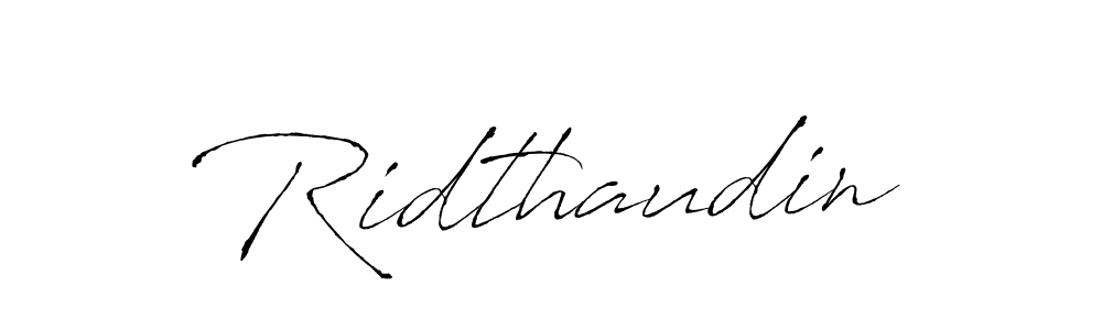 How to make Ridthaudin signature? Antro_Vectra is a professional autograph style. Create handwritten signature for Ridthaudin name. Ridthaudin signature style 6 images and pictures png