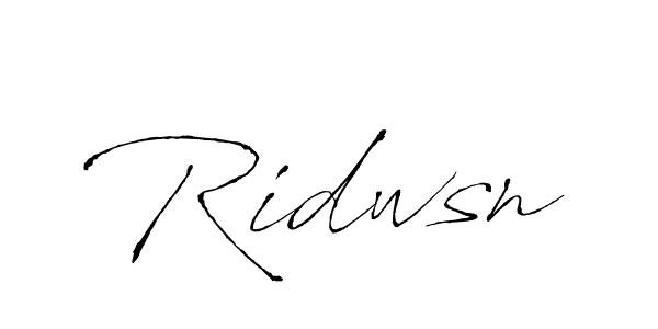 Antro_Vectra is a professional signature style that is perfect for those who want to add a touch of class to their signature. It is also a great choice for those who want to make their signature more unique. Get Ridwsn name to fancy signature for free. Ridwsn signature style 6 images and pictures png