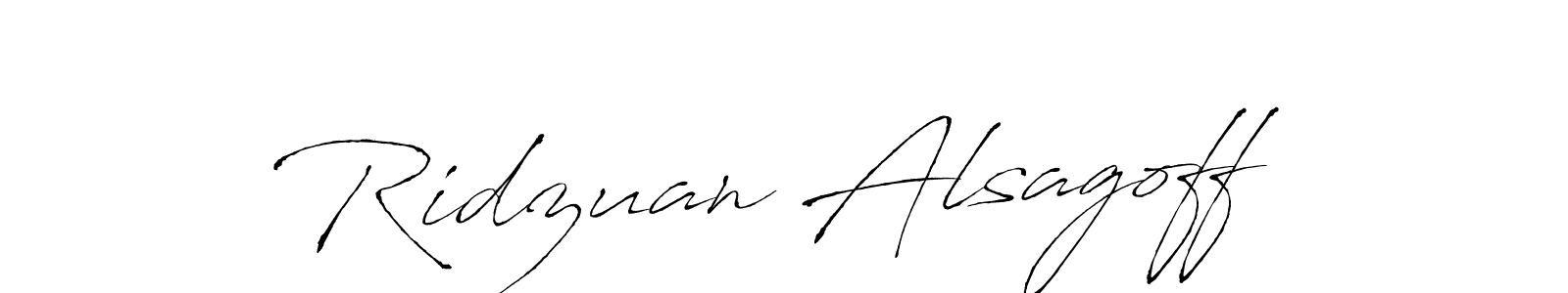Antro_Vectra is a professional signature style that is perfect for those who want to add a touch of class to their signature. It is also a great choice for those who want to make their signature more unique. Get Ridzuan Alsagoff name to fancy signature for free. Ridzuan Alsagoff signature style 6 images and pictures png