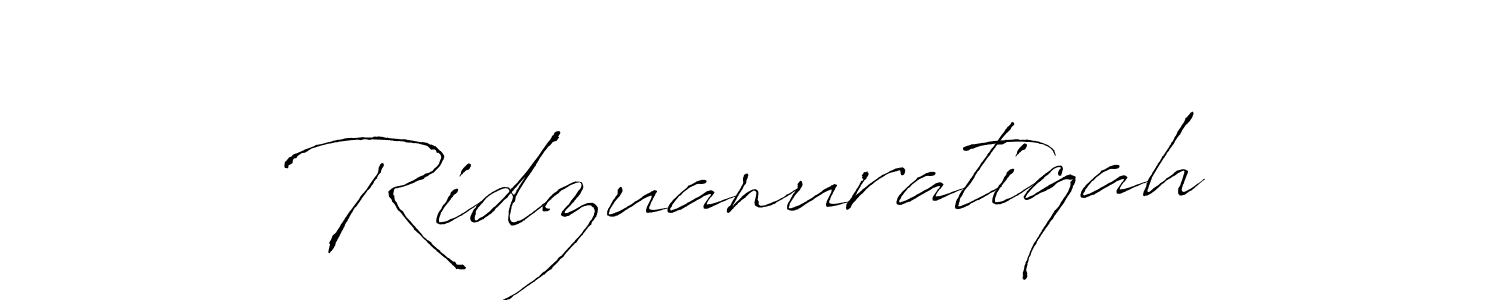 Ridzuanuratiqah stylish signature style. Best Handwritten Sign (Antro_Vectra) for my name. Handwritten Signature Collection Ideas for my name Ridzuanuratiqah. Ridzuanuratiqah signature style 6 images and pictures png