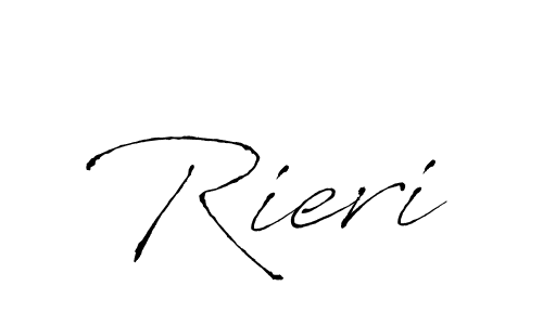 How to make Rieri name signature. Use Antro_Vectra style for creating short signs online. This is the latest handwritten sign. Rieri signature style 6 images and pictures png