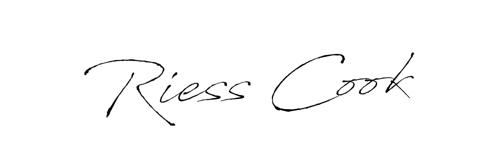 Create a beautiful signature design for name Riess Cook. With this signature (Antro_Vectra) fonts, you can make a handwritten signature for free. Riess Cook signature style 6 images and pictures png