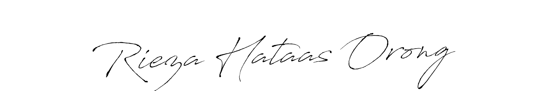 Antro_Vectra is a professional signature style that is perfect for those who want to add a touch of class to their signature. It is also a great choice for those who want to make their signature more unique. Get Rieza Hataas Orong name to fancy signature for free. Rieza Hataas Orong signature style 6 images and pictures png