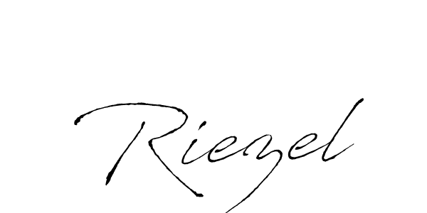 Antro_Vectra is a professional signature style that is perfect for those who want to add a touch of class to their signature. It is also a great choice for those who want to make their signature more unique. Get Riezel name to fancy signature for free. Riezel signature style 6 images and pictures png