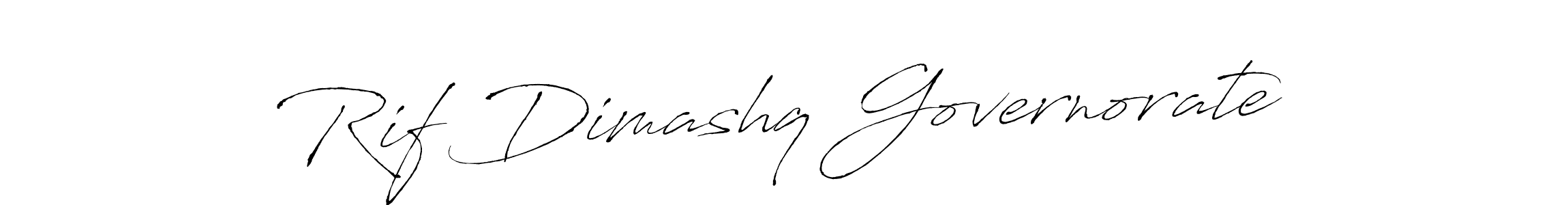 How to make Rif Dimashq Governorate signature? Antro_Vectra is a professional autograph style. Create handwritten signature for Rif Dimashq Governorate name. Rif Dimashq Governorate signature style 6 images and pictures png