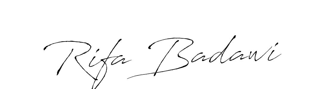 Make a beautiful signature design for name Rifa Badawi. Use this online signature maker to create a handwritten signature for free. Rifa Badawi signature style 6 images and pictures png