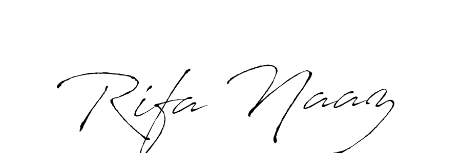 It looks lik you need a new signature style for name Rifa Naaz. Design unique handwritten (Antro_Vectra) signature with our free signature maker in just a few clicks. Rifa Naaz signature style 6 images and pictures png