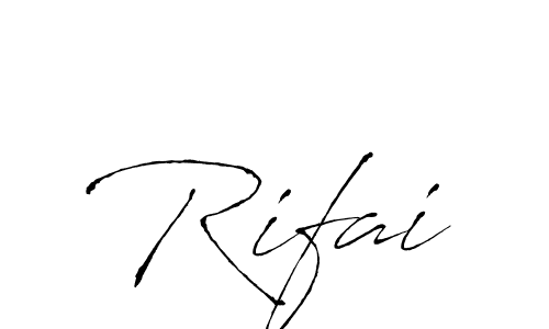 Create a beautiful signature design for name Rifai. With this signature (Antro_Vectra) fonts, you can make a handwritten signature for free. Rifai signature style 6 images and pictures png