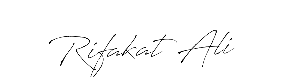 Use a signature maker to create a handwritten signature online. With this signature software, you can design (Antro_Vectra) your own signature for name Rifakat Ali. Rifakat Ali signature style 6 images and pictures png