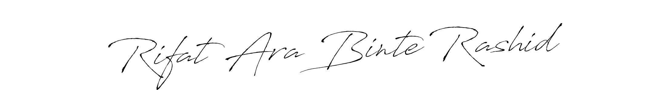 It looks lik you need a new signature style for name Rifat Ara Binte Rashid. Design unique handwritten (Antro_Vectra) signature with our free signature maker in just a few clicks. Rifat Ara Binte Rashid signature style 6 images and pictures png