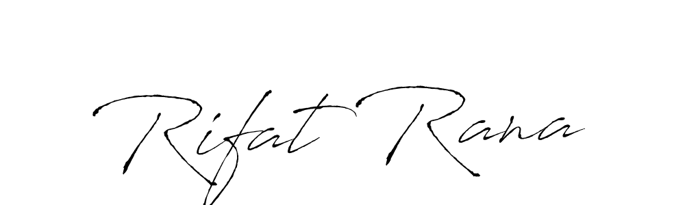 How to make Rifat Rana signature? Antro_Vectra is a professional autograph style. Create handwritten signature for Rifat Rana name. Rifat Rana signature style 6 images and pictures png