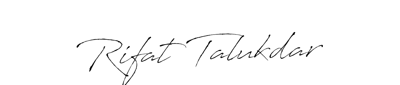 Make a short Rifat Talukdar signature style. Manage your documents anywhere anytime using Antro_Vectra. Create and add eSignatures, submit forms, share and send files easily. Rifat Talukdar signature style 6 images and pictures png