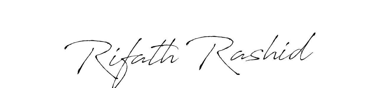 Make a short Rifath Rashid signature style. Manage your documents anywhere anytime using Antro_Vectra. Create and add eSignatures, submit forms, share and send files easily. Rifath Rashid signature style 6 images and pictures png