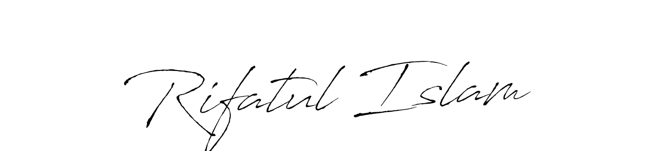 Similarly Antro_Vectra is the best handwritten signature design. Signature creator online .You can use it as an online autograph creator for name Rifatul Islam. Rifatul Islam signature style 6 images and pictures png