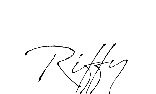 Also we have Riffy name is the best signature style. Create professional handwritten signature collection using Antro_Vectra autograph style. Riffy signature style 6 images and pictures png