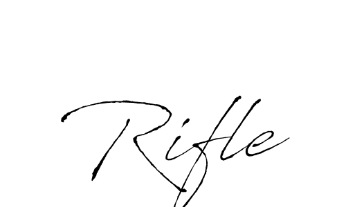 Rifle stylish signature style. Best Handwritten Sign (Antro_Vectra) for my name. Handwritten Signature Collection Ideas for my name Rifle. Rifle signature style 6 images and pictures png