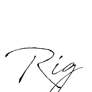 You should practise on your own different ways (Antro_Vectra) to write your name (Rig) in signature. don't let someone else do it for you. Rig signature style 6 images and pictures png