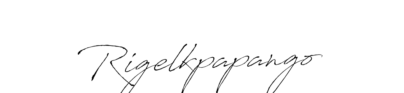 Use a signature maker to create a handwritten signature online. With this signature software, you can design (Antro_Vectra) your own signature for name Rigelkpapango. Rigelkpapango signature style 6 images and pictures png