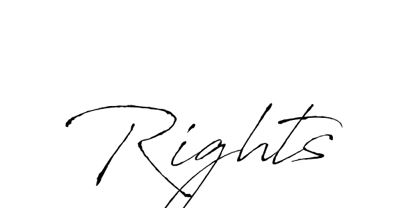 You should practise on your own different ways (Antro_Vectra) to write your name (Rights) in signature. don't let someone else do it for you. Rights signature style 6 images and pictures png