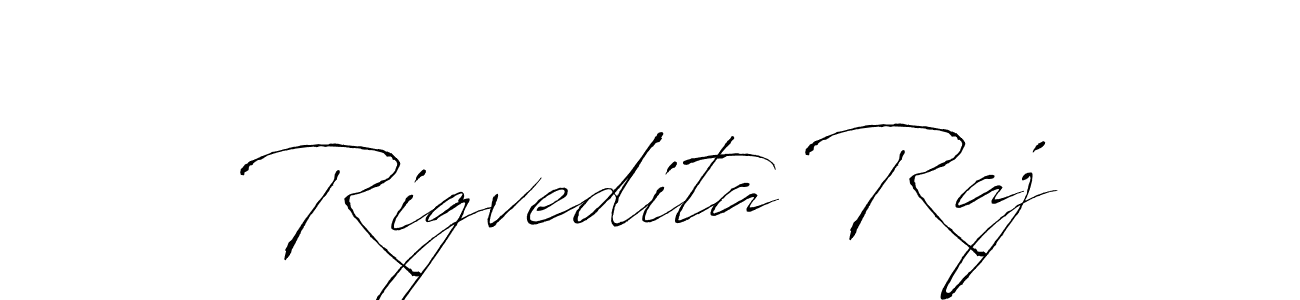 How to make Rigvedita Raj signature? Antro_Vectra is a professional autograph style. Create handwritten signature for Rigvedita Raj name. Rigvedita Raj signature style 6 images and pictures png