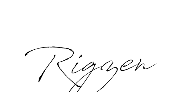 You should practise on your own different ways (Antro_Vectra) to write your name (Rigzen) in signature. don't let someone else do it for you. Rigzen signature style 6 images and pictures png