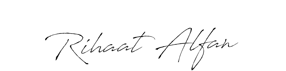 Also You can easily find your signature by using the search form. We will create Rihaat Alfan name handwritten signature images for you free of cost using Antro_Vectra sign style. Rihaat Alfan signature style 6 images and pictures png