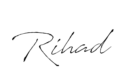 It looks lik you need a new signature style for name Rihad. Design unique handwritten (Antro_Vectra) signature with our free signature maker in just a few clicks. Rihad signature style 6 images and pictures png