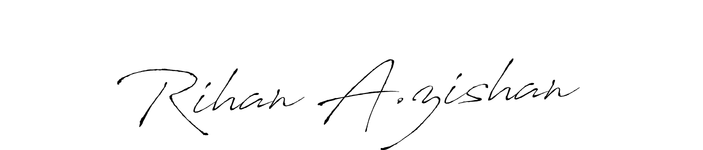 You can use this online signature creator to create a handwritten signature for the name Rihan A.zishan. This is the best online autograph maker. Rihan A.zishan signature style 6 images and pictures png