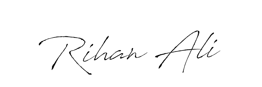 It looks lik you need a new signature style for name Rihan Ali. Design unique handwritten (Antro_Vectra) signature with our free signature maker in just a few clicks. Rihan Ali signature style 6 images and pictures png