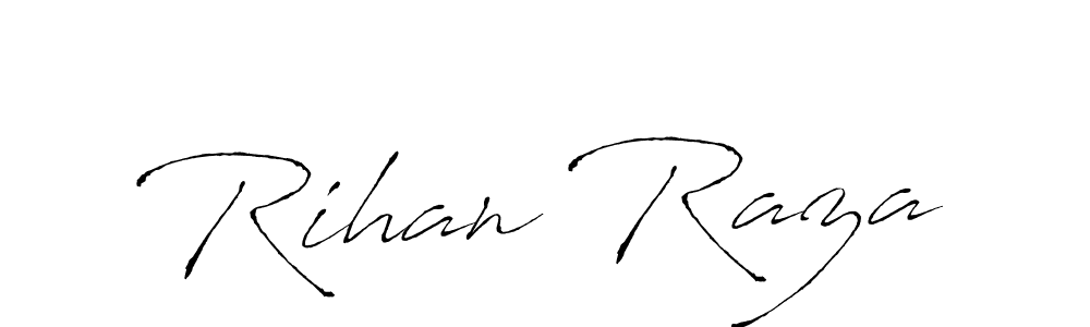 This is the best signature style for the Rihan Raza name. Also you like these signature font (Antro_Vectra). Mix name signature. Rihan Raza signature style 6 images and pictures png