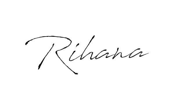 Also You can easily find your signature by using the search form. We will create Rihana name handwritten signature images for you free of cost using Antro_Vectra sign style. Rihana signature style 6 images and pictures png