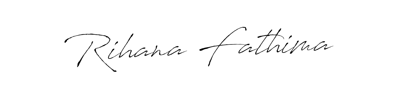 How to make Rihana Fathima signature? Antro_Vectra is a professional autograph style. Create handwritten signature for Rihana Fathima name. Rihana Fathima signature style 6 images and pictures png