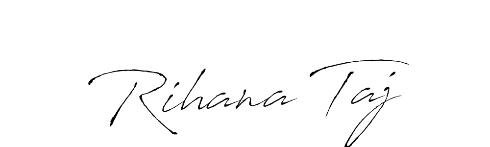 You can use this online signature creator to create a handwritten signature for the name Rihana Taj. This is the best online autograph maker. Rihana Taj signature style 6 images and pictures png