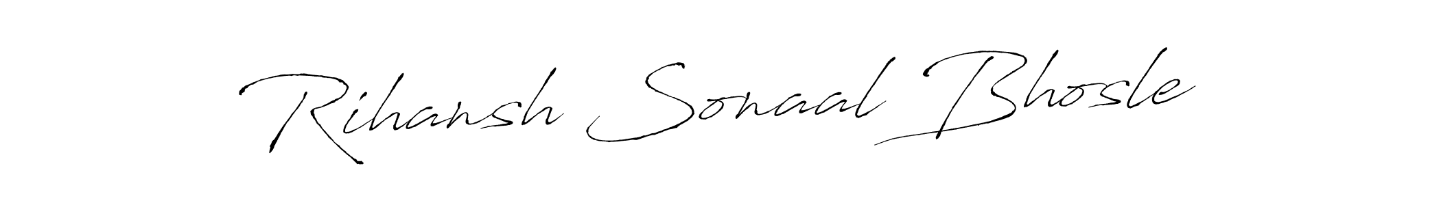 Also You can easily find your signature by using the search form. We will create Rihansh Sonaal Bhosle name handwritten signature images for you free of cost using Antro_Vectra sign style. Rihansh Sonaal Bhosle signature style 6 images and pictures png