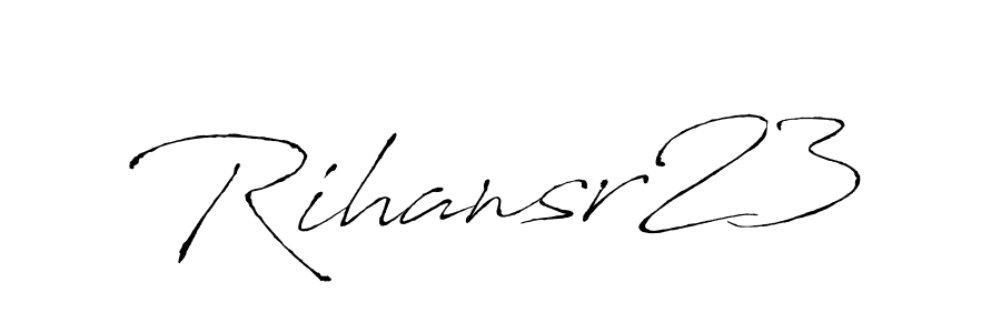 You should practise on your own different ways (Antro_Vectra) to write your name (Rihansr23) in signature. don't let someone else do it for you. Rihansr23 signature style 6 images and pictures png