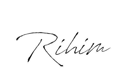 Also we have Rihim name is the best signature style. Create professional handwritten signature collection using Antro_Vectra autograph style. Rihim signature style 6 images and pictures png